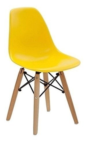 Set * 2 Silla Eames Kids Infantil Niños Madera- Alto Impacto
