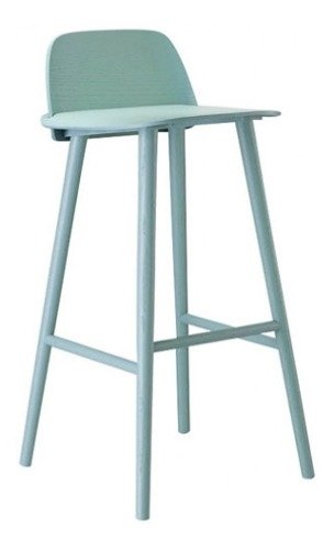 Banqueta Taburete Escandinava 65 Base Metalico- Alto Impacto