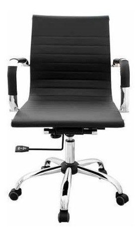 Sillon Aluminium Oficina Pc Respaldo Bajo - Alto Impacto