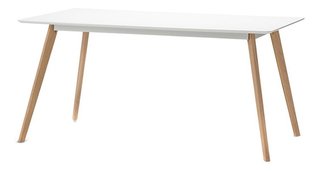 Mesa Comedor Escandinava 160 + 4 Silla Tulip - Alto Impacto - comprar online