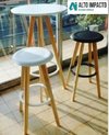 Set 2 Banqueta Taburete Escandinava Madera - Alto Impacto - ALTO IMPACTO Home + Office