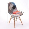 Set Mesa Eames 80 Cm + 4 Silla Patchwork - Alto Impacto - comprar online