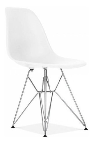 Set * 4 Silla Eames Comedor Base Metal Dsr 6 P- Alto Impacto en internet
