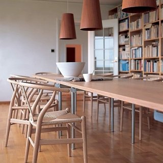 Imagen de Set 4 Sillon Wishbone Hans Wegner Madera Natural Importada - Alto Impacto