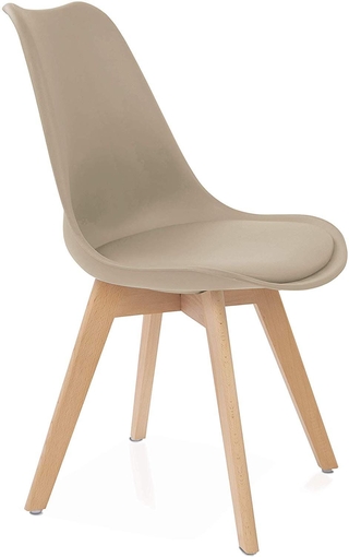 Set * 4 Silla Tulip Escandinava Eames Caqui - Alto Impacto - comprar online