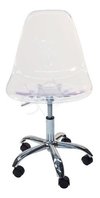 Silla Eames Giratoria Transparente Ruedas - Alto Impacto - comprar online