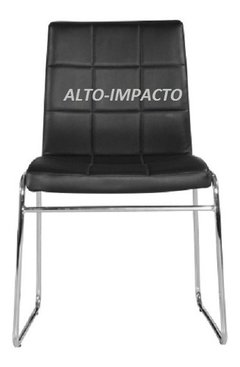 Set 4 Silla Cuadrante Cromo Diseño Ergonomica- Alto Impacto