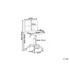 Taburete Tattoo Respaldo Tapizado Ruedas - Alto Impacto - ALTO IMPACTO Home + Office