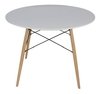 Imagen de Combo Mesa Comedor 120 Redonda + 4 Silla Eames- Alto Impacto