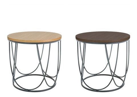 Mesa Ratona Auxiliar Industrial Escandinava 42cms Diametro