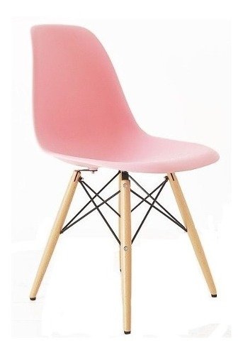 Silla Eames Dsw Rosa - Alto Impacto
