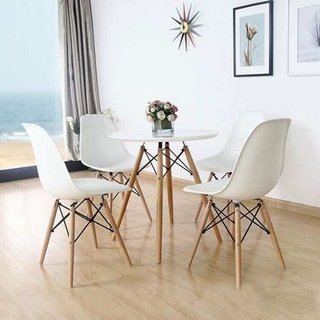 Combo Mesa Eames Madera 80 Cm + 4 Sillas Eames- Alto Impacto en internet