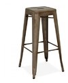Banqueta Taburete Tolix Metal Cobre - Alto Impacto en internet