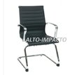 Sillon Aluminium Eames Oficina B Fija Trineo 1- Alto Impacto