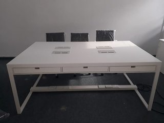 Mesa Comedor Metalica Industrial Rustica 180cm- Alto Impacto en internet