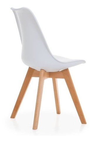Combo Mesa Tulip 120 + 4 Sillas Tulip B Madera- Alto Impacto - tienda online