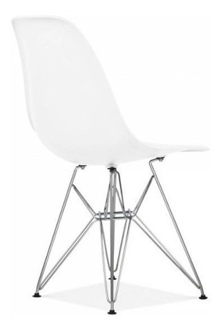 Set * 4 Silla Eames Comedor Base Metalica Dsr- Alto Impacto - comprar online