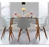 Combo Mesa Eames Vidrio 140 * 80 + 2 Sillas - Alto Impacto - comprar online