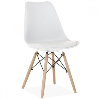 Combo Mesa Eames 120 + 4 Silla Tulip Tapizada - Alto Impacto - comprar online