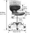 Silla Pc Giratoria Ejecutiva Taburete Oficina Tattoo - ALTO IMPACTO Home + Office