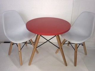 Combo Mesa Eames + 2 Sillas Eames Kids Niños - Alto Impacto - tienda online