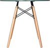 Mesa Eames 120 Vidrio Redonda Comedor Cocina - Alto Impacto - ALTO IMPACTO Home + Office