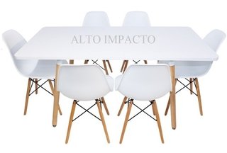 Mesa Eames Dsw Xl Comedor Rectangular 180 Cm - Alto Impacto - ALTO IMPACTO Home + Office