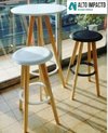 Set 2 Banqueta Taburete Escandinava Madera - Alto Impacto - comprar online