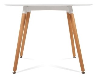 Mesa Eames Dsw Madera Redonda Laca 120 Cm - Alto Impacto - comprar online