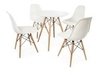 Mesa Eames Dsw Madera Redonda 80 Cm - Alto Impacto - tienda online