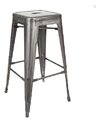 Banqueta Taburete Tolix Metálico Galvanizada - Alto Impacto-