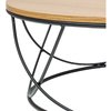 Mesa Ratona Baja Industrial Escandinava 80cms De Diámetro - ALTO IMPACTO Home + Office