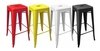 Set 4 Banqueta Taburete Tolix Metal Outlet P- Alto Impacto