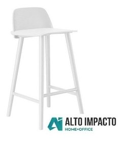 Set 2 Banqueta Taburete Nerd 65 Desayunador + 12 Pagos - Alto Impacto