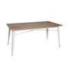 Imagen de Mesa Tolix Tapa Madera X Pauchard Negra 120x80- Alto Impacto
