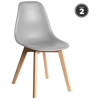 Set * 2 Silla Eames Base Tulip Comedor Colores- Alto Impacto - tienda online