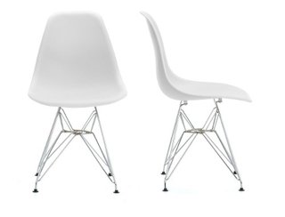 Imagen de Set * 4 Silla Eames Comedor Base Metalica Dsr- Alto Impacto