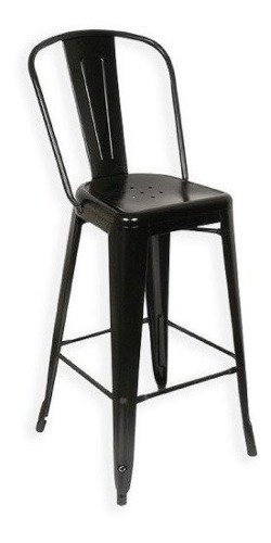 Set 4 Banqueta Taburete Tolix Respaldo Alto - Alto Impacto