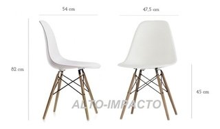 Combo Silla Eames Dsw X 4 Abs Promo !!! - Alto Impacto - comprar online