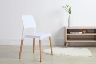Set 4 Silla Milan Nordica Comedor Apilable - Alto Impacto - comprar online