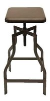 Banqueta Taburete Industrial Antique Base Fija- Alto Impacto