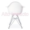 Sillon Eames Dar Rojo Negro Blanco Metalica - Alto Impacto en internet
