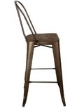 Set * 2 Banqueta Taburete Tolix Respaldo Rusty- Alto Impacto en internet