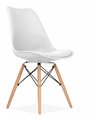 Set 6 Silla Tulip Eames Dsw Almohadon Patas Madera