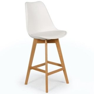 Set 2 Banqueta Taburete Tulip Eames Escandinava 65 Cm en internet