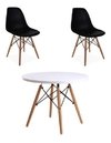 Imagen de Combo Mesa Eames + 2 Sillas Eames Kids Niños C- Alto Impacto
