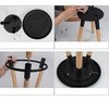 Set 2 Banqueta Taburete Eames Base Madera - Alto Impacto - tienda online