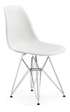 Set * 4 Silla Eames Dsr Abs Cromada Comedor - Alto Impacto