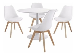 Combo Mesa Tulip 120 Cm 4 Sillas Tulip - Alto Impacto - comprar online