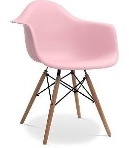 Sillon Eames Varios Colores Base Madera - Alto Impacto